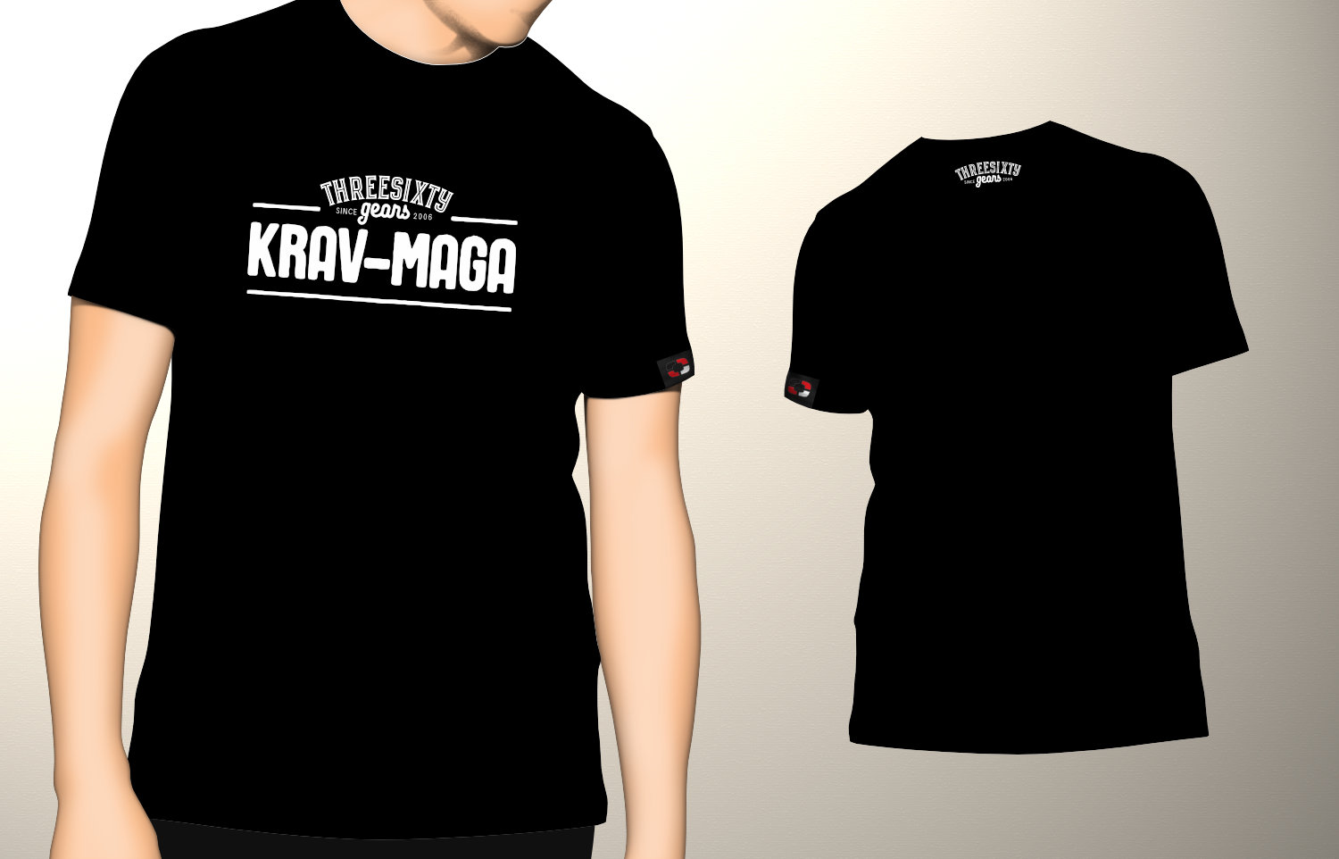 3XL - Herren T-Shirt Krav Maga Academy S